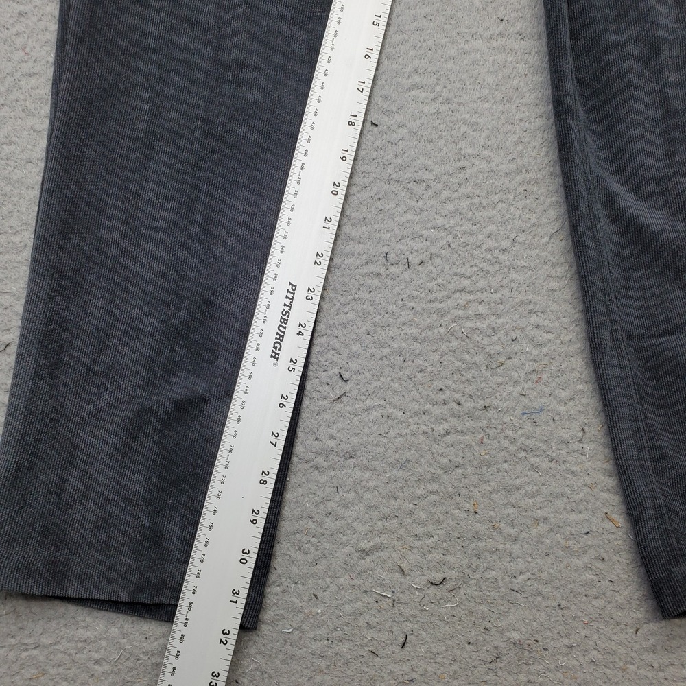 Hi-Tec Golf Pants Mens Size 34 Black Corduroy Performance Dark Wash Straight Leg - Picture 4 of 9